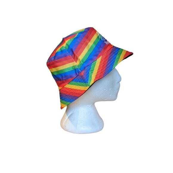 TruPride Reversible Bucket Hat Cap Rainbow Pride Unisex One Size Color Cotton - Picture 4 of 10